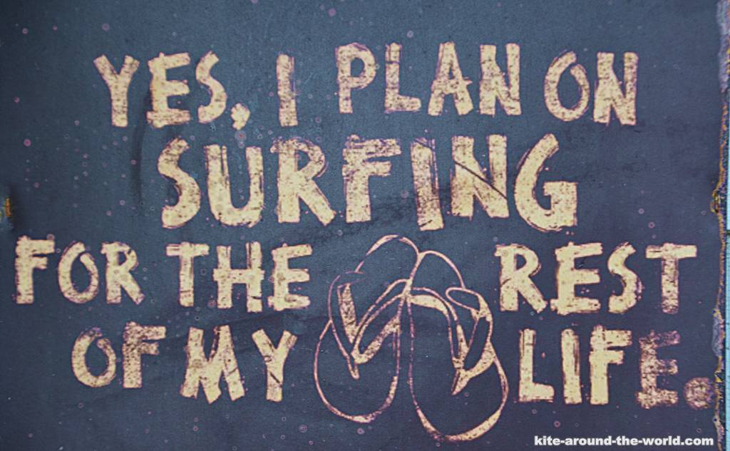 Plan on Surfing..Schild